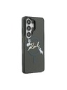 Karl Lagerfeld Karl Lagerfeld IML Choupette Karl Script Logo Magnetic Заден Калъф за Samsung Galaxy S26 Ultra Black