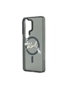 Karl Lagerfeld Karl Lagerfeld IML Choupette Karl Script Logo Magnetic Заден Калъф за Samsung Galaxy S26 Ultra Black