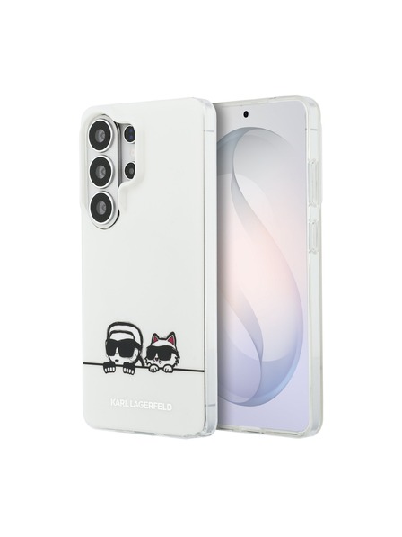 Karl Lagerfeld Karl Lagerfeld IML K&CH Peekaboo Logo Magnetic Заден Калъф за Samsung Galaxy S26 Ultra White