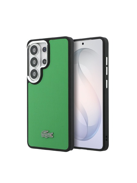 Lacoste Lacoste Petit Pique Metal Logo Magnetic Заден Калъф за Samsung Galaxy S26 Ultra Estragon Green