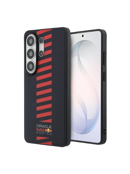 Red Bull Red Bull PU Leather Meshed Powerbar Magnetic Заден Калъф за Samsung Galaxy S26 Ultra Navy