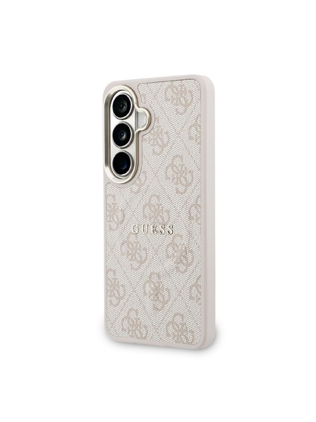 Guess Guess PU Leather 4G Gold Frame Magnetic Заден Калъф за Samsung Galaxy S26+ Pink