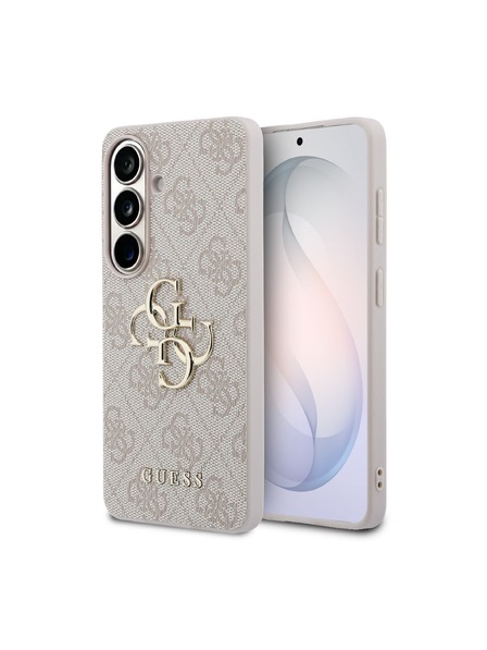 Guess Guess PU 4G Metal Logo Заден Калъф за Samsung Galaxy S26+ Pink