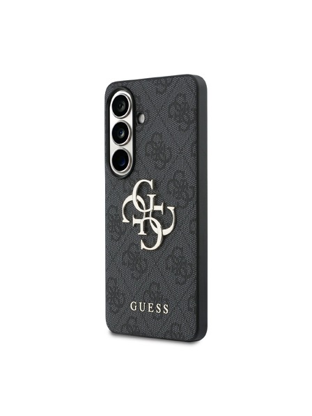 Guess Guess PU 4G Metal Logo Заден Калъф за Samsung Galaxy S26+ Grey