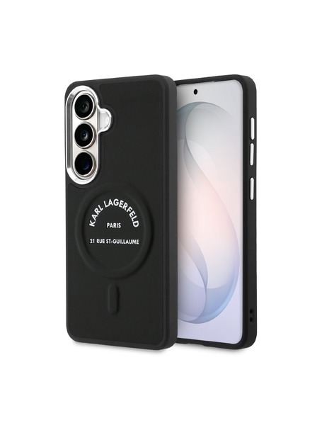 Karl Lagerfeld Karl Lagerfeld PU RSG Logo Magnetic Заден Калъф за Samsung Galaxy S26+ Black