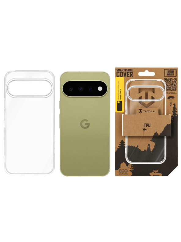 Tactical Tactical TPU Кейс за Google Pixel 11 Transparent