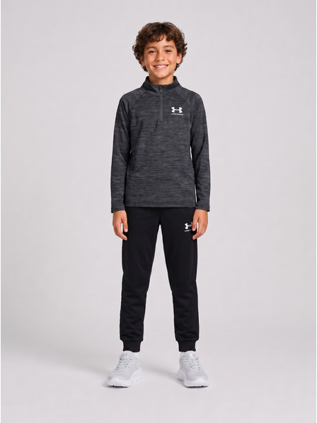 Under Armour Момчешки комплект Under Armour UA TWIST 1/4 ZIP TECH SET-GRY