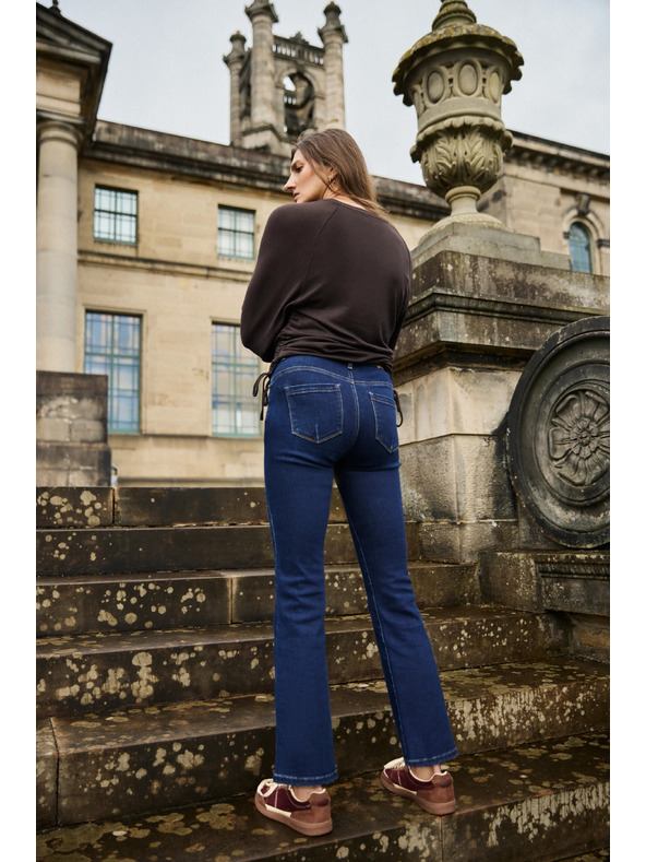 Moodo Bootcut дънки тъмно синьо Moodo