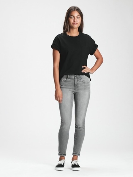 GAP Дънки Mid Rise True Skinny GAP