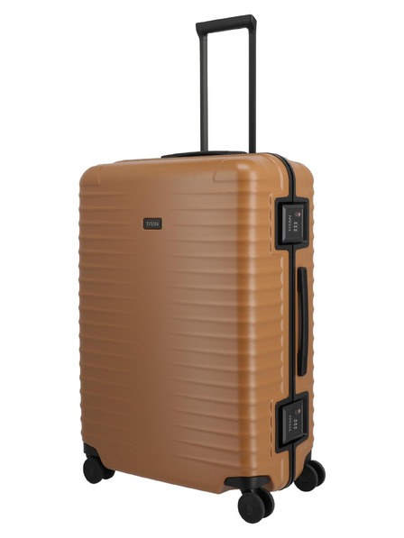 Titan Пътен куфар Titan Overseas L Canyon bronze