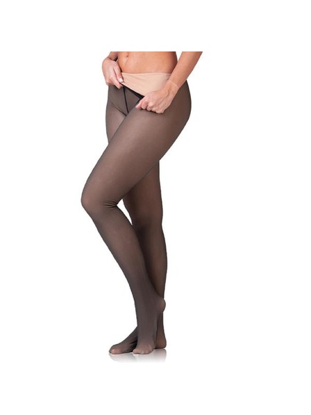 Bellinda WARM & TRANSPARENT 80 DEN - Дамски топли чорапогащник 80 DEN - черен