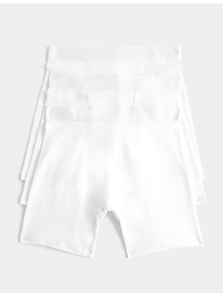 Marks & Spencer Удължени боксерки, 3 броя в опаковка (5-16 години) Marks & Spencer бял