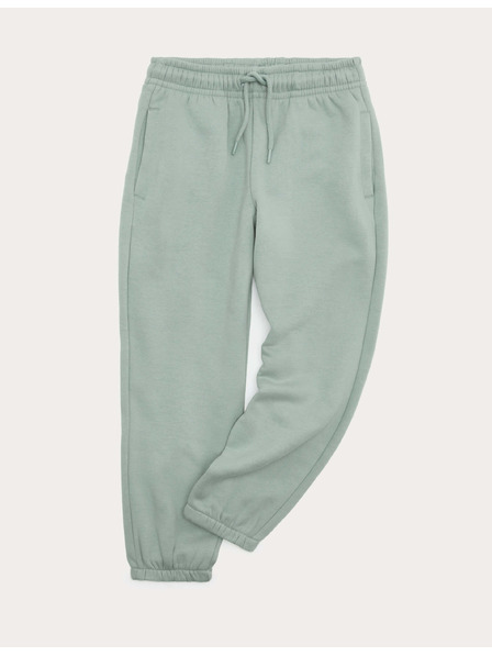 Marks & Spencer Монохромни спортни панталони с висок процент памук (2–8 години) Marks & Spencer зелена