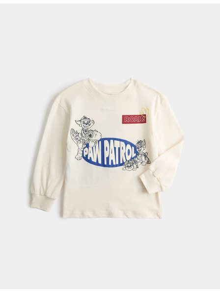 Marks & Spencer Топ от чист памук PAW Patrol™ (2-8 години) Marks & Spencer кремава