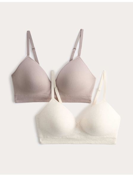 Marks & Spencer Безшевни бюстиета без костици с пълни чаши, набор от 2 бр Marks & Spencer бежав