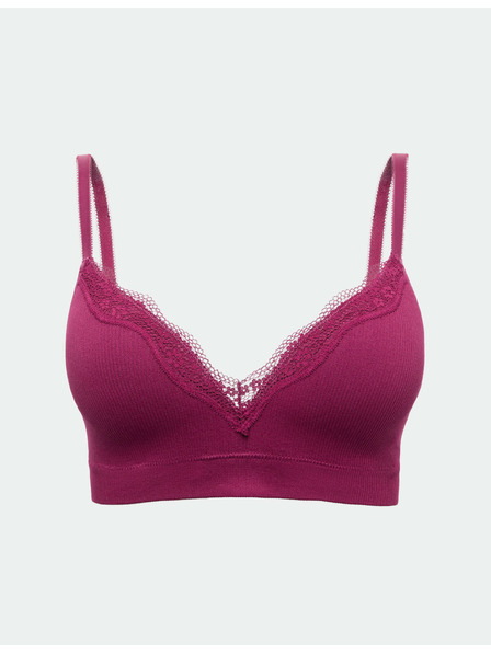 Marks & Spencer Дантелено безшевно бюстие Jasmine без костици за дълбок деколте (A-E) Marks & Spencer розов