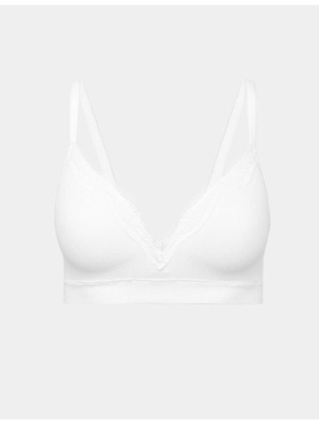 Marks & Spencer Дантелено безшевно бюстие Jasmine без костици за дълбок деколте (A-E) Marks & Spencer бял