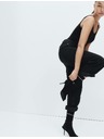 Marks & Spencer Украсени ребрирани чорапи до глезена с вълна Marks & Spencer черен
