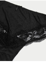 Marks & Spencer Бикини с дантелен ръб и вкроени крачоли, 3 броя Marks & Spencer черен