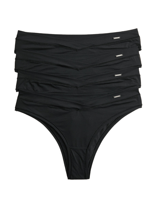 Marks & Spencer 4 броя бразилски бикини Flexifit™ Marks & Spencer черен