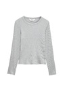 Marks & Spencer Пижамна горничка с ребрав плот с обработка Cool Comfort™ от памук и модал Marks & Spencer сива