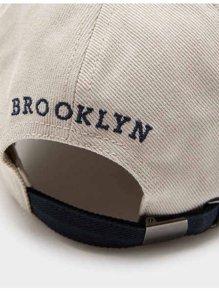 Marks & Spencer Чисто памучна бейзболна шапка Brooklyn Marks & Spencer крем