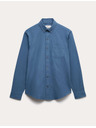 Marks & Spencer Риза от чист памук The Ultimate Marks & Spencer oxford blue