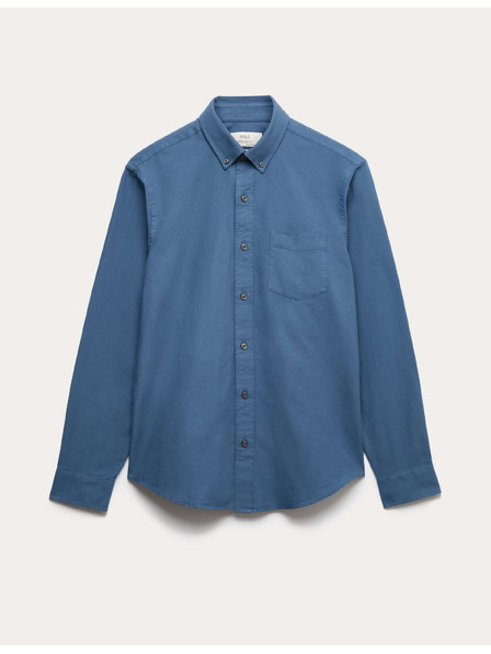 Marks & Spencer Риза от чист памук The Ultimate Marks & Spencer oxford blue