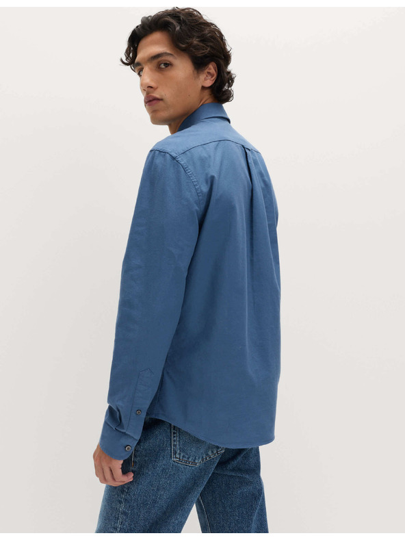 Marks & Spencer Риза от чист памук The Ultimate Marks & Spencer oxford blue