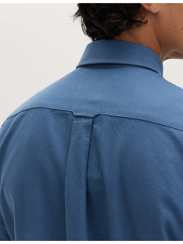 Marks & Spencer Риза от чист памук The Ultimate Marks & Spencer oxford blue