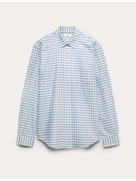 Marks & Spencer Оксфордска риза обичайно кроене от чист памук The Ultimate Marks & Spencer синя
