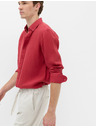 Marks & Spencer Риза от чист лен Marks & Spencer червена
