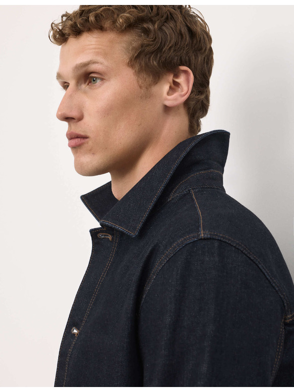 Marks & Spencer Дънково яке Selvedge Marks & Spencer морско синьо
