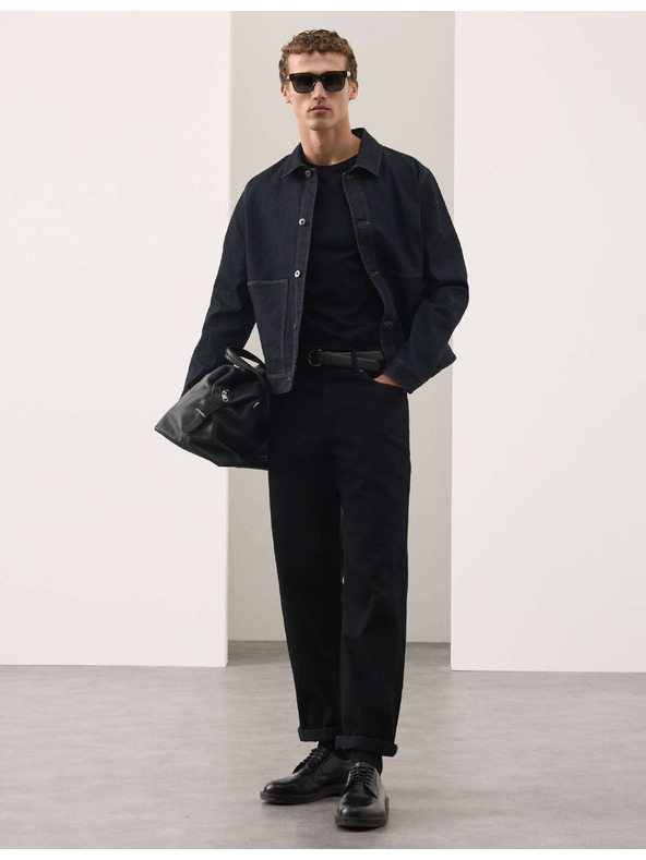 Marks & Spencer Дънково яке Selvedge Marks & Spencer морско синьо