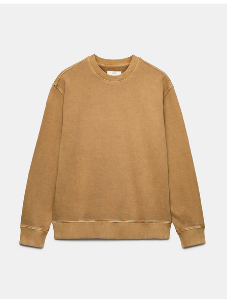 Marks & Spencer Бояна суитшърт от чист памук Marks & Spencer кафява