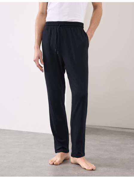 Marks & Spencer Пижамни панталони от памук Supima® и модал Marks & Spencer морска синя