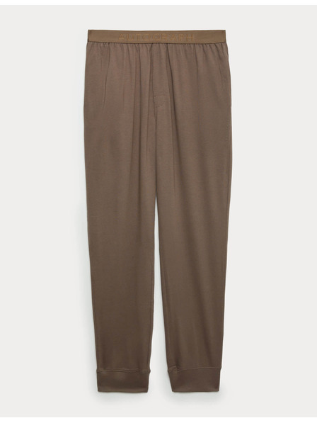 Marks & Spencer Домашни панталони от памук Supima® и модал Marks & Spencer кафява