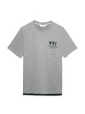 Marks & Spencer Домашен топ от чист памук с графичен мотив NYC Marks & Spencer сив