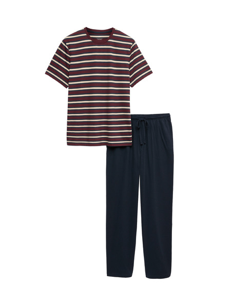 Marks & Spencer Чисто памучна пижамна комбинация Marks & Spencer червено