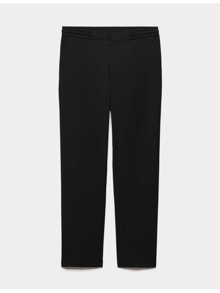 Marks & Spencer Функционални, компактни костюмни панталони със слегка приталени крой Marks & Spencer черен