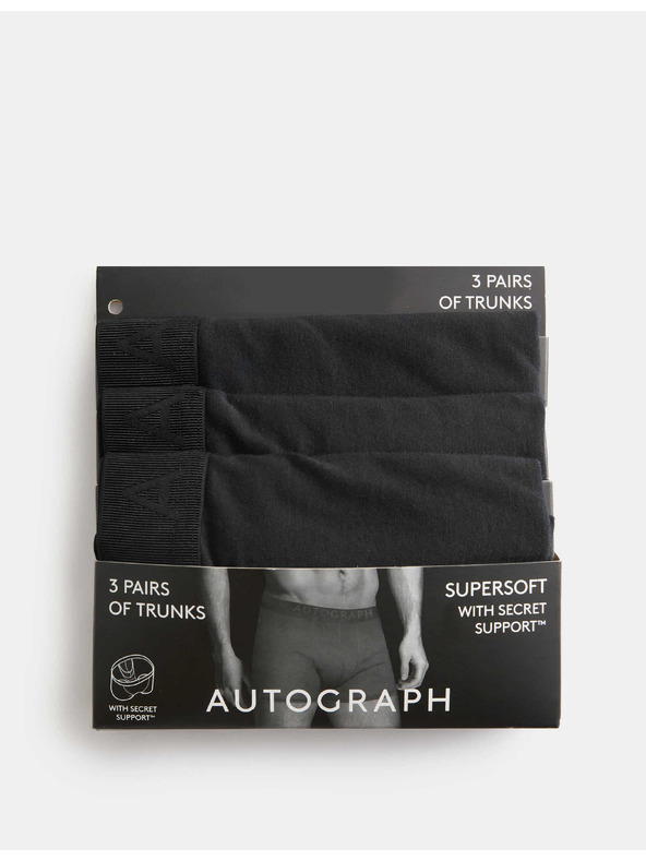 Marks & Spencer Боксерки с технология Secret Support™, 3 бр. в опаковка Marks & Spencer черен