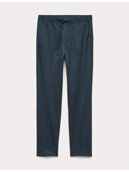 Marks & Spencer Еластични официални панталони класически крой Marks & Spencer морски синьо