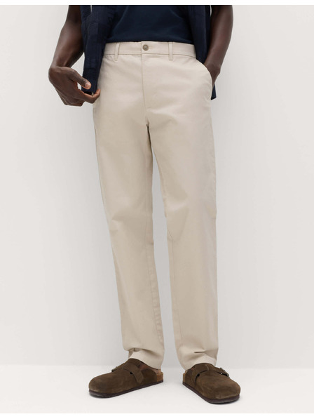 Marks & Spencer Разтегливи chino панталони с нормален силует Marks & Spencer бежово