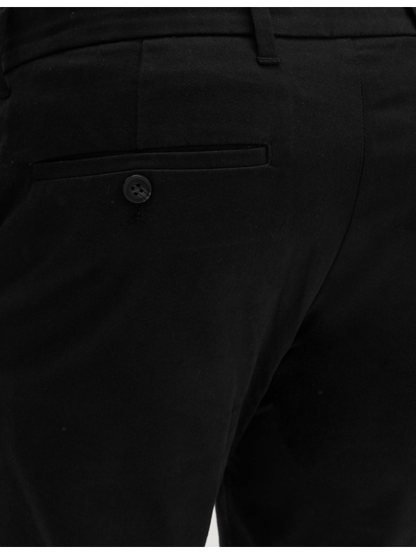 Marks & Spencer Chino панталони приталени крой със стреч Marks & Spencer черен
