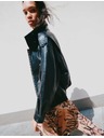 Marks & Spencer Bomber якета от имитация на кожа със стояче яка Marks & Spencer черна