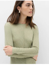 Marks & Spencer Изглажен топ с дълги ръкави, с вълна Marks & Spencer зелен