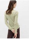 Marks & Spencer Изглажен топ с дълги ръкави, с вълна Marks & Spencer зелен