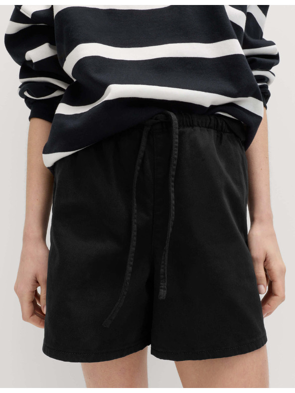 Marks & Spencer Шортки с висок процент памук Marks & Spencer черна