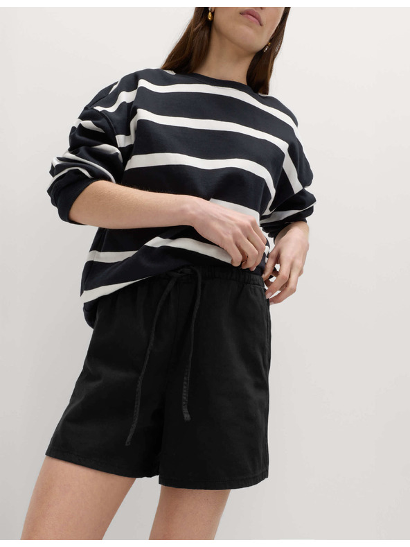 Marks & Spencer Шортки с висок процент памук Marks & Spencer черна