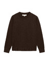 Marks & Spencer Суитшърт с яка от лека прежда Marks & Spencer кафяв